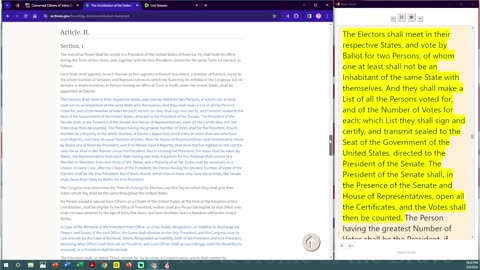 CCJC - United States of America: Declaration of Independence, Constitution & Bill of Rights with all Amendments - the complete reading.