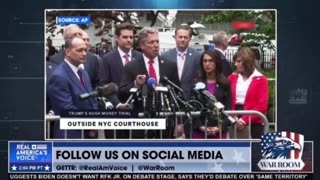 GOP Reps Defend Trump Outside NY Show Trial