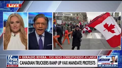 Fox News Geraldo is against the truckers!