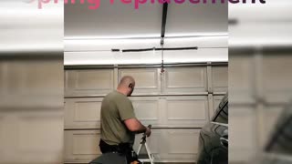 How to replace garage door spring