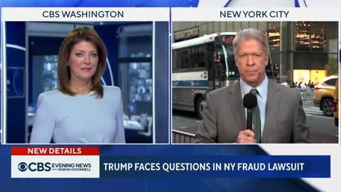 Trump deposed for second time in New York fraud lawsuit