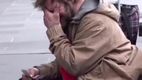 This Homeless Man has a Big Heart ❤️