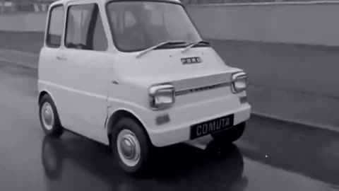 Electric car in 1960.