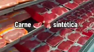 Carne falsa sintetica. Cuidado con lo que compras. Cuidado en supermercados.