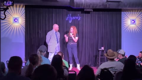 Chrissie Mayr invites Ryan on stage for some fun!