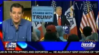 Donald Trump and Ted Cruz FULL Interview at Hannity - Trump Loses to Cruz Feb-02-2016