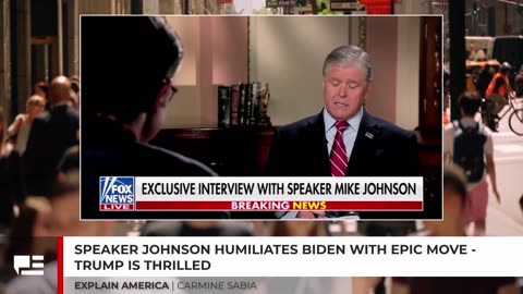 Speaker Johnson Humiliates Biden With Epic Move - Trump Is Thrilled