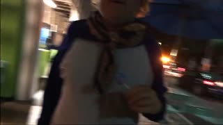 Homeless Willy Wonka Tries to Lure Andy Milonakis With Candy
