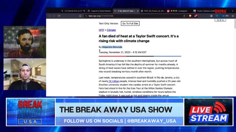 MEDIA MATTERS SUED BY EVERYONE - The Break Away USA LIVE Show Nov 21st