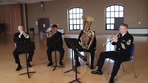 Navy Band Brass Quartet - _When Johnny Comes Marching Home_