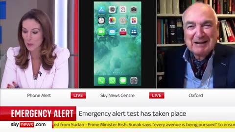 Watch live as government tests emergency alert system for the first time