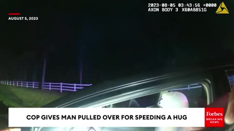 WATCH- Kansas Police Officer Gives Man Pulled Over For Speeding A Hug Instead Of A Ticket - YouTube