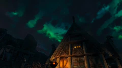 Skyrim VR at NIGHT #skyrimvr