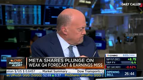 Jim Cramer Apologizes For Being Wrong on META as Shares Plunge 24% After Earnings Collapse