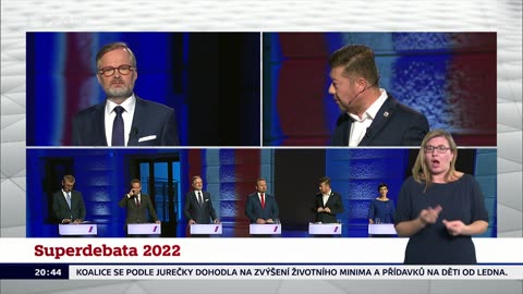 Superdebata - Volby 2022 - Česká televize