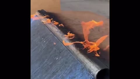 Fire coping at the Braille