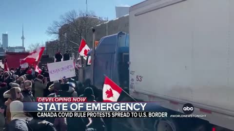 Protest over vaccine mandates brings Canadian government to a standstill