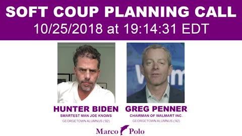 In 2018, Hunter Biden and Walmart Chairman Greg Penner Plotted a Biden-Kasich Ticket