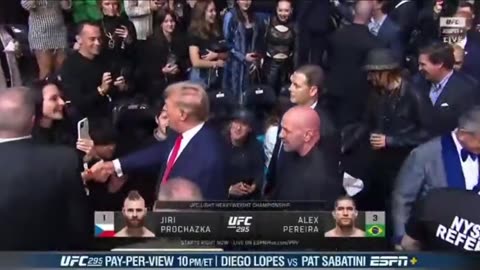 BREAKING: UFC crowd explodes as President Trump walks into Madison Square Garden