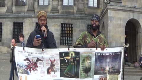 Hebrew Israelites Prophetic Camp Street Teaching 15-6- 2024 Amsterdam (The Dam/Netherlands) Pt 1