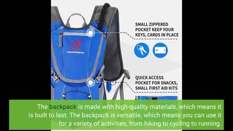 Customer Reviews: N NEVO RHINO Hydration Backpack, Hydration Pack, Insulated Hiking Backpack wi...