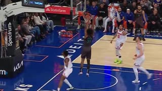 NBA - Jordan Poole with the nice find and Marvin Bagley with the nice slam! Wizards-Knicks