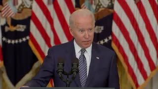 Biden's Brain BREAKS - Can't Look Up From Notes Long Enough to Answer Simple Question
