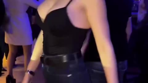 Beautiful girl dancing