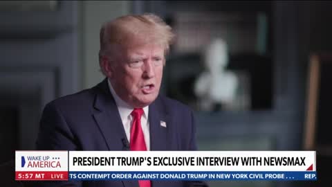 President Donald Trump interview with Rob Finnerty | Wake Up America | FULL INTERVIEW.