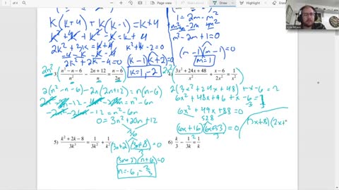 Solving Rational Equations 2- Algebra 1 Kuta Worksheet Series