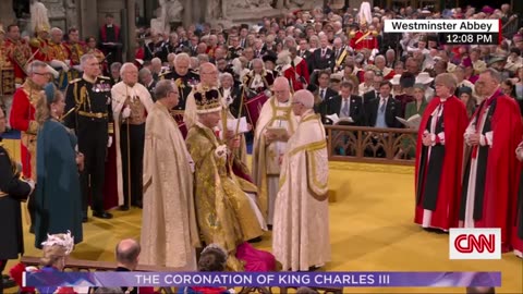 See the moment King Charles III was crowned