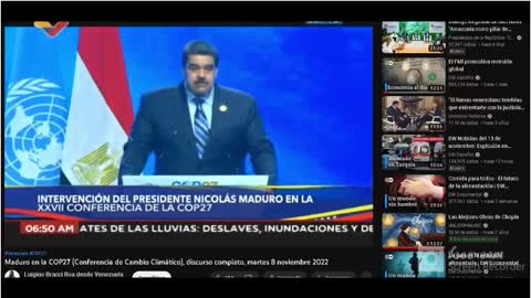 DESCIFRANDO EL DISCURSO DEL PRESIDENTE MADURO EN LA CUMBRE CLIMATICA COP27 EN EGIPTO MONTE SINAI