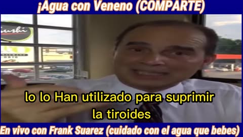 EL FLOURURO DAÑA LAS TIROIDES .. FRANK SUAREZ ALERTA A TENER CUIDADO CON EL AGUA DE LA PLUMA