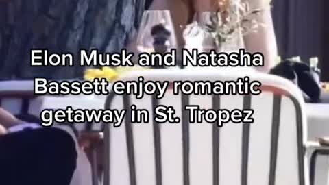 Elon Musk and Natasha Bassett enjoy romantic getaway in St. Tropez