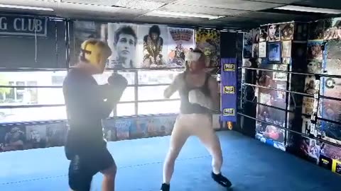 Don The Dragon Wilson & The Viking Samurai Doing Light Sparring