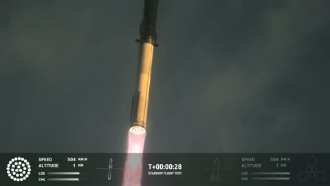 Liftoff of Starship November 18, 2023