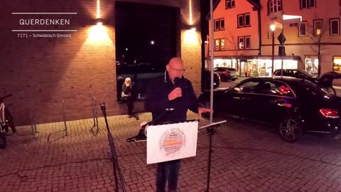 Mahnwache Nr. 158 🔥 in Schwäbisch Gmünd am 22.11.2022