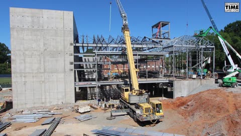 Steel Beam Time Lapse Install