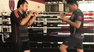 Muay Thai Tutorial: Block Knee Body Kick Counter