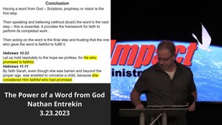 The Power of a Word from God – Nathan Entrekin – 3.23.2023