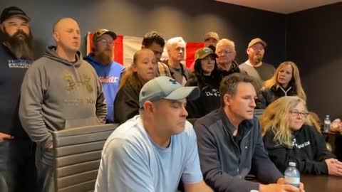 Freedom Trucker's FULL Press Conference Requesting Negotiations