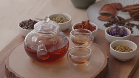 Drinking Herbal TEA