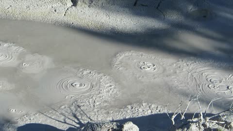 Bubbling Mud Pots, Artists' Paintpots Trail, Yellowstone National Park