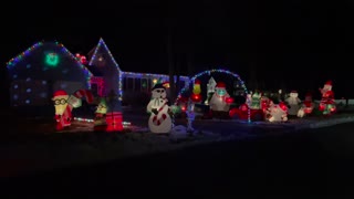 2022 Concord NH Patch Christmas Lights Video