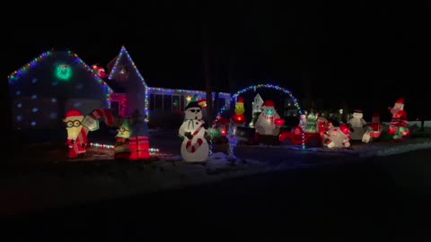 2022 Concord NH Patch Christmas Lights Video