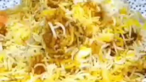 Tasty Hyderabadi chicken biryani