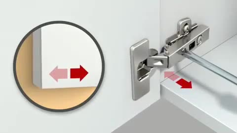 How to adjust the cabinet door yourself