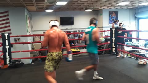 Boxing Sparring at 5th Street Gym