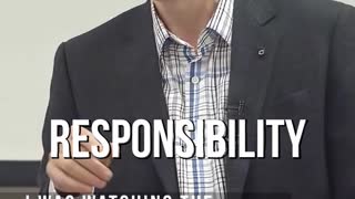 Jordan Peterson, The Weight Of Responsibility