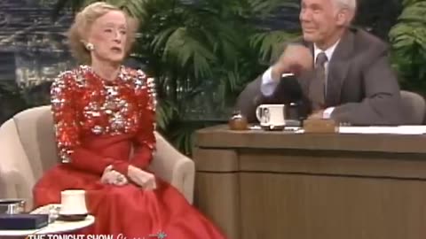 Bette Davis Speaks Her Mind - Carson Tonight Show